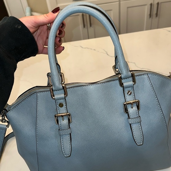 Michael Kors Large Blue Tote Bag - Picture 8 of 9